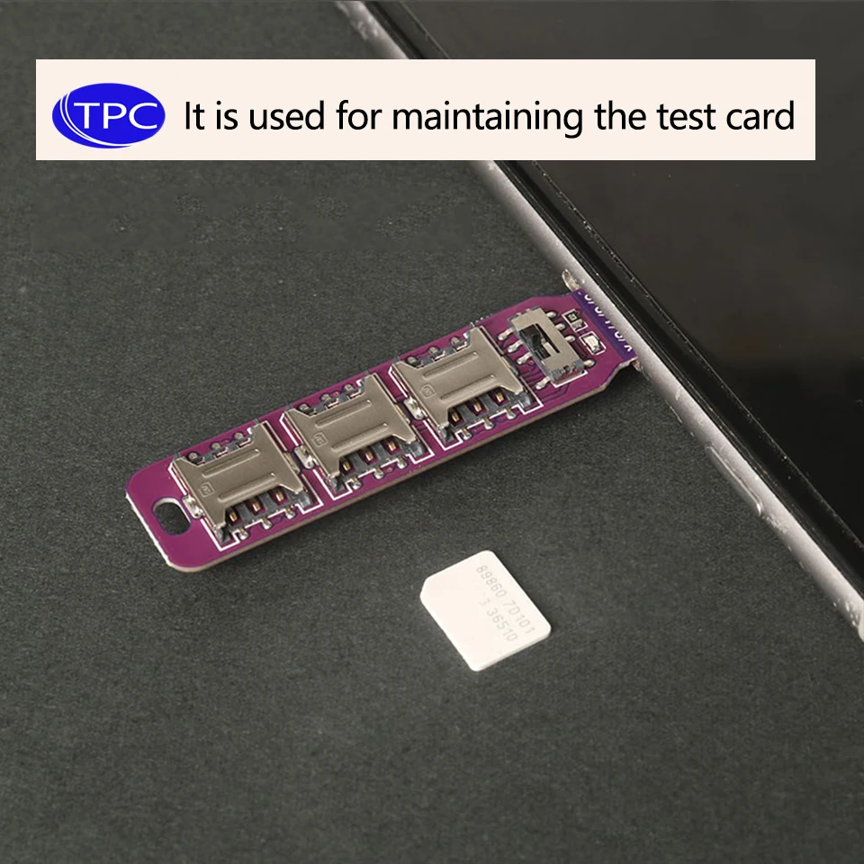 TPC For Sim Card Adapter External Card Slot Extender 3-in-1 Cell Phone IC Card Activation Tool Micro SIM Card Converter