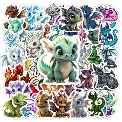 Cartoon Western Dragon Stickers Funny Kids Gift Dinosaur Animal DIY  Graffiti Decal for Phone Laptop Skateboard Kids Waterproof