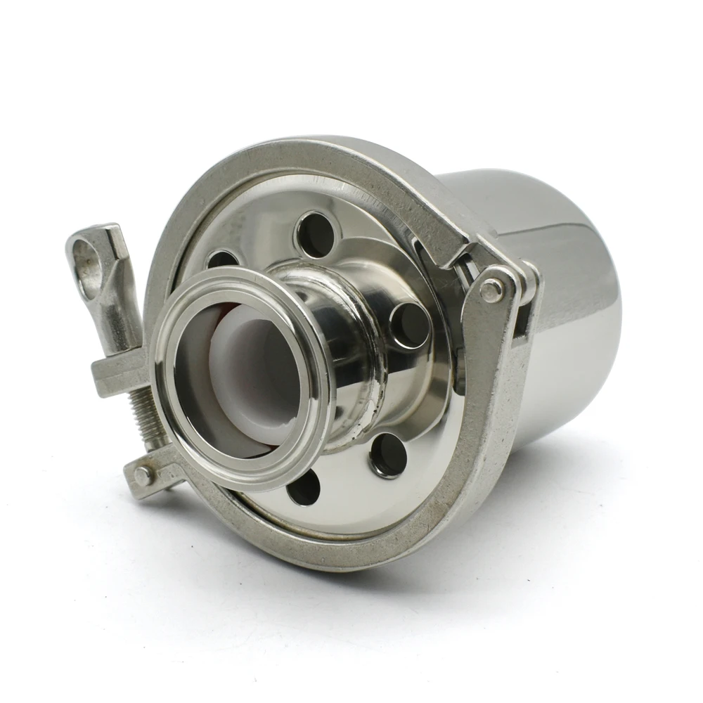 Imagem -04 - Respirador Sanitário em 304 Filtro Feito de Aço Inoxidável 304 Adequado para Pipeline Diâmetro Exterior de 50.5 mm e 64 mm Tri Clamp 2.5 in in Aço Inoxidável