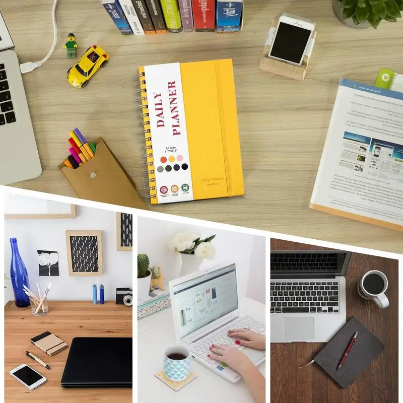 غلاف صلب مجلة اللياقة البدنية ، للقيام دفتر الملاحظات ، دفتر تجريب اليومي ، للقيام مخطط قائمة ، اللوازم المدرسية ، A5 مخطط العمل اليومي