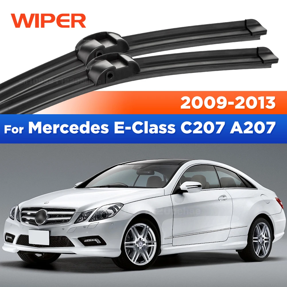 

For Mercedes Benz E Class C207 A207 2009-2013 Wiper LHD Front Wiper Blades Windshield Windscreen Window Brush 24"+24"