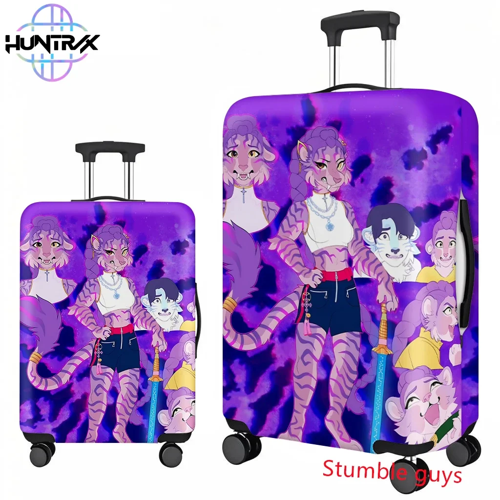 

Anime Demon Hunters Kpop Travel Luggage Cover Fits 18-32 Inch Suitcases Protector