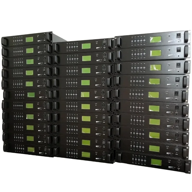 Wall-Mounted 2U Cabinet Power Amplifier Full System for Stage PA System for Hospital Mosque Other Commercial Religious Venues
