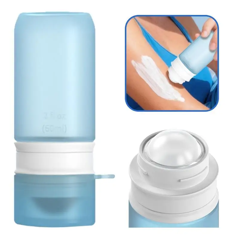 Refillable Roller Ball Sunscreen Lotion Applicator For Adults Summer Vacation