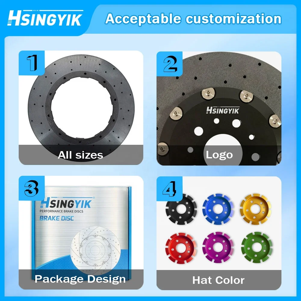 Big Upgrade Kit Carbon Ceramic Brake Pads Disc for Porsche Cayenne 958 92A 9PA 9YA 9YB