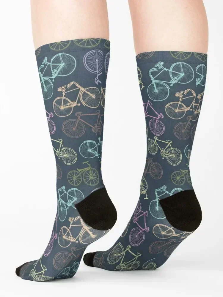 Bicycle 9 Socks Wholesale FASHION cartoon ankle Socks Ladies Men's