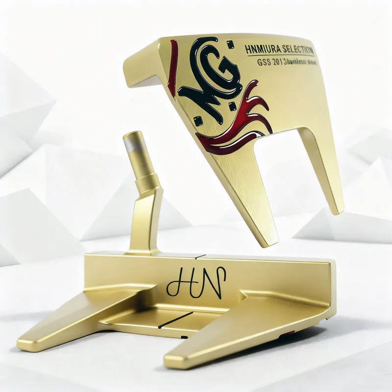 

Golf Putter Head Golden Horn Golf Putter Right Handed UNISEX Golf Clubs Putter Head Golf Headcover
