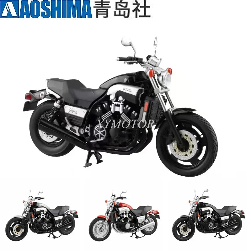 AOSHIMA 1/12 For YAMAHA Vmax Locomotive Diavel Diecast Model Car Motorcycle Bike Toys Hobby Gifts Display Ornaments Collection