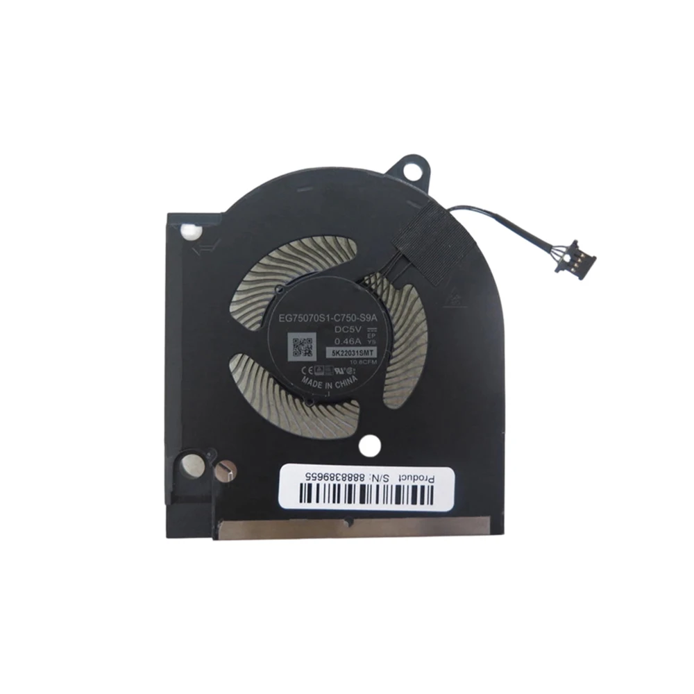 For DELL G15 5520 5525 RTX3050 EG75070S1-C750-S9A RD0210383109 DC5V 0.46A Laptop GPU Fan view 2