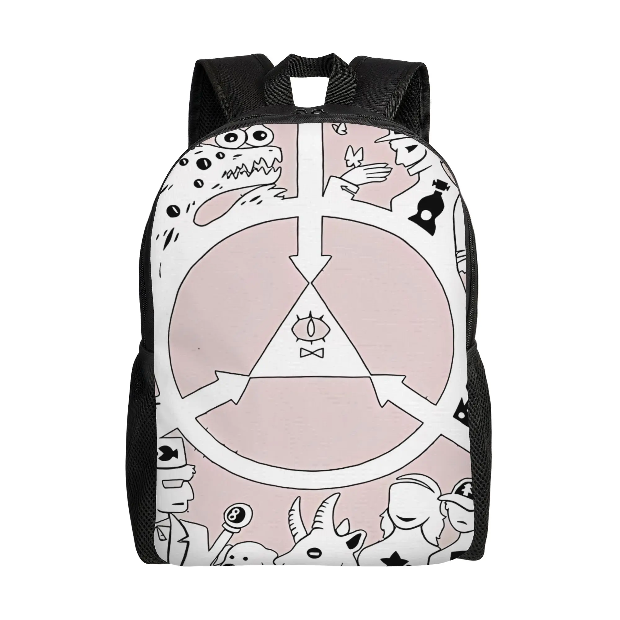 WHAT IF BEES WERE MINIMALIST SCP Foundation Schoolbag Daily mochila Large Capacity Cool Horror Aesthetic Backpack For Teens