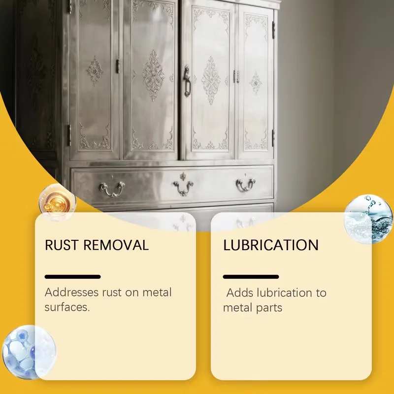 Multi-Functional Rust Remover Spray - Easy Application for Rust And Oxidation Removal on Multiple Surfaces No Power Needed for P