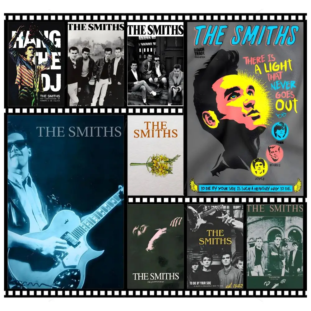 Indie Band T-The Smiths Poster Wall Art Poster HD Waterproof PP Print Bedroom Living Room Office Decor Gift