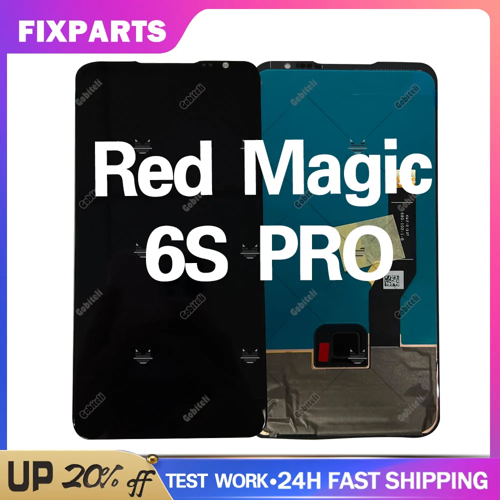 

6.8" Tested AMOLED For ZTE Nubia Red Magic 6s Pro NX699J NX699J-S LCD Touch Screen Digitizer Assembly