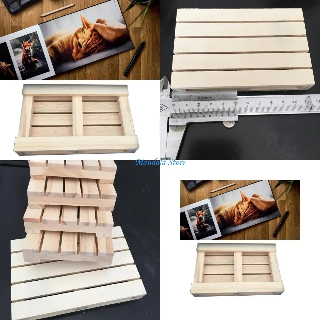 

U2JC Wooden Pallet Beverage for Bars Restaurants Coffee Shop Kitchen Table