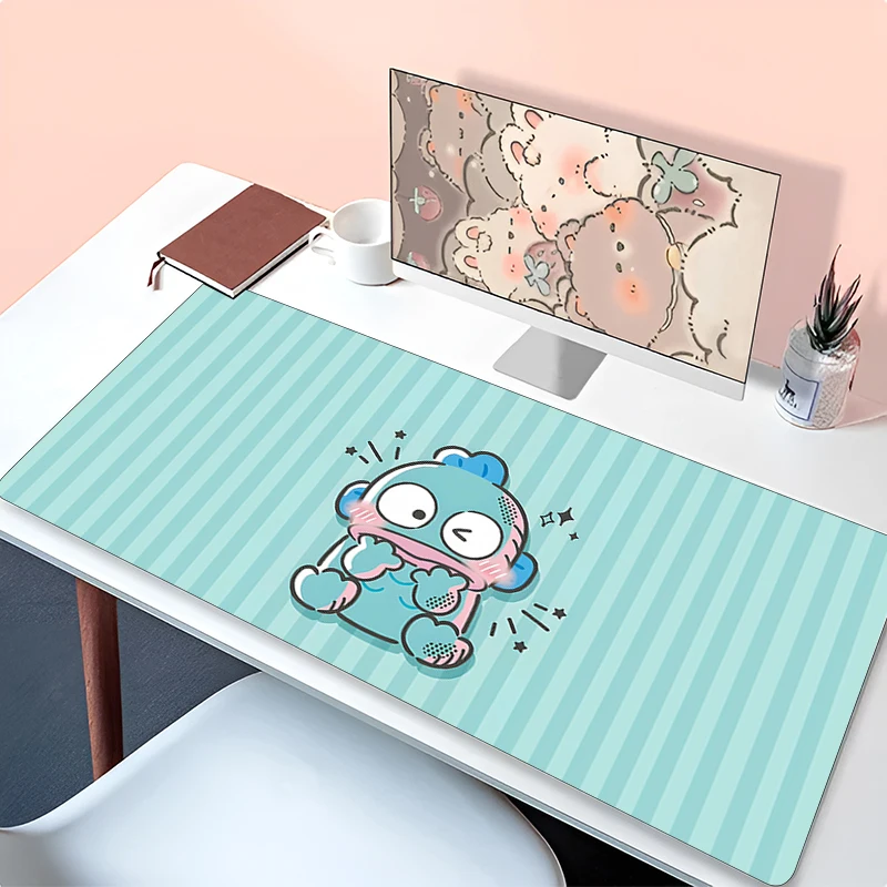 

Large Kawaii Cartoon Mouse pad H-hangyodon pc speed For e-sports players 800x300 Laptop Computer Keyboard desk Mat xxl mousepad