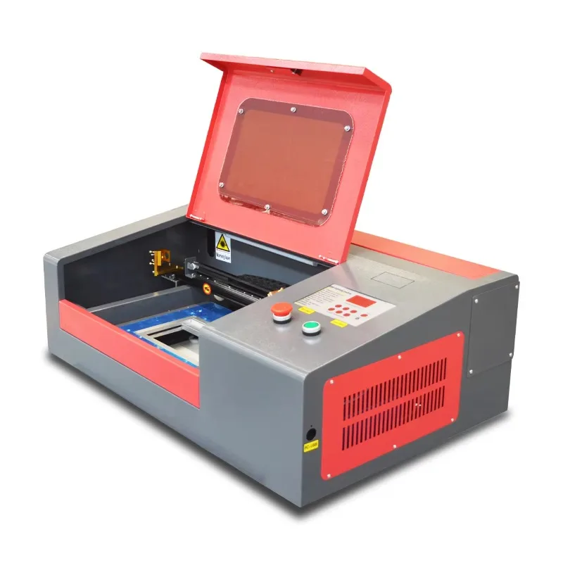 2025voiern وكيل 40 واط 50 واط 3020 2030 لوحة الاسم Co2 آلة القطع وآلة الحفر الصغيرة للخشب ورقة المطاط ختم #6