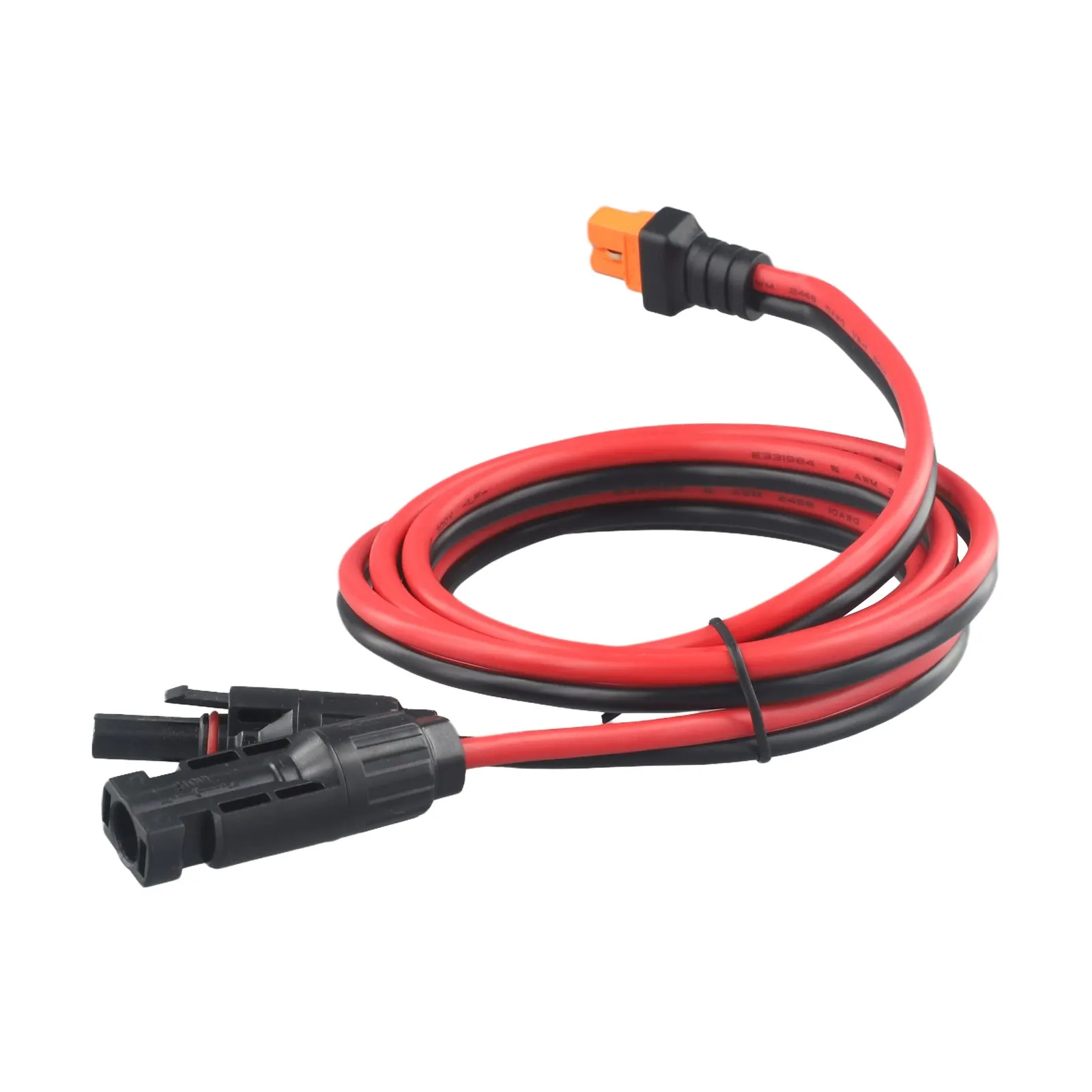 

Удлинительный кабель для солнечной панели 1 5 м с разъемом 10AWG XT60I для портативной электростанции Надежная передача энергии