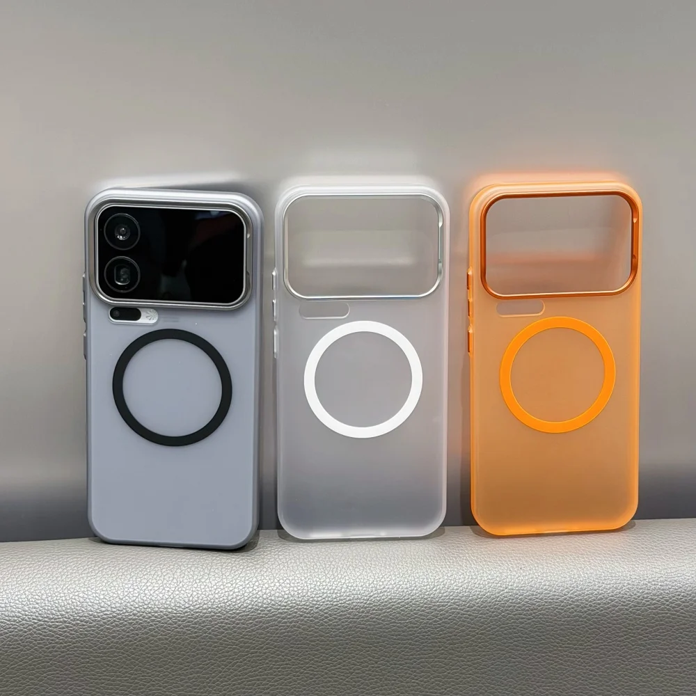 حافظة لهاتف Xiaomi 17 Pro Max / 17 Pro / Mi 17 مغناطيسية Magsafe شبه شفافة متجمدة مقاومة للصدمات رفيعة للغاية من البولي كربونات #1