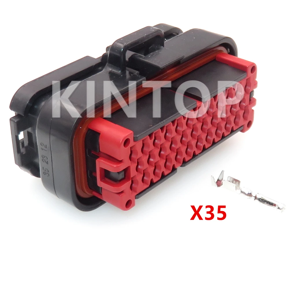 1 Set 35 Pins AC Assembly Auto ECU Controller Integrated Plug Car Plastic Housing Waterproof Cable Harness Socket 776164-1