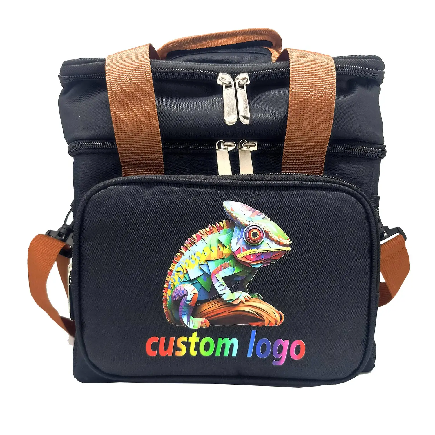 Personalized Lunch Cooler Box Bag Custom Insulated Tote Bag With Print Logo/Text/Photo