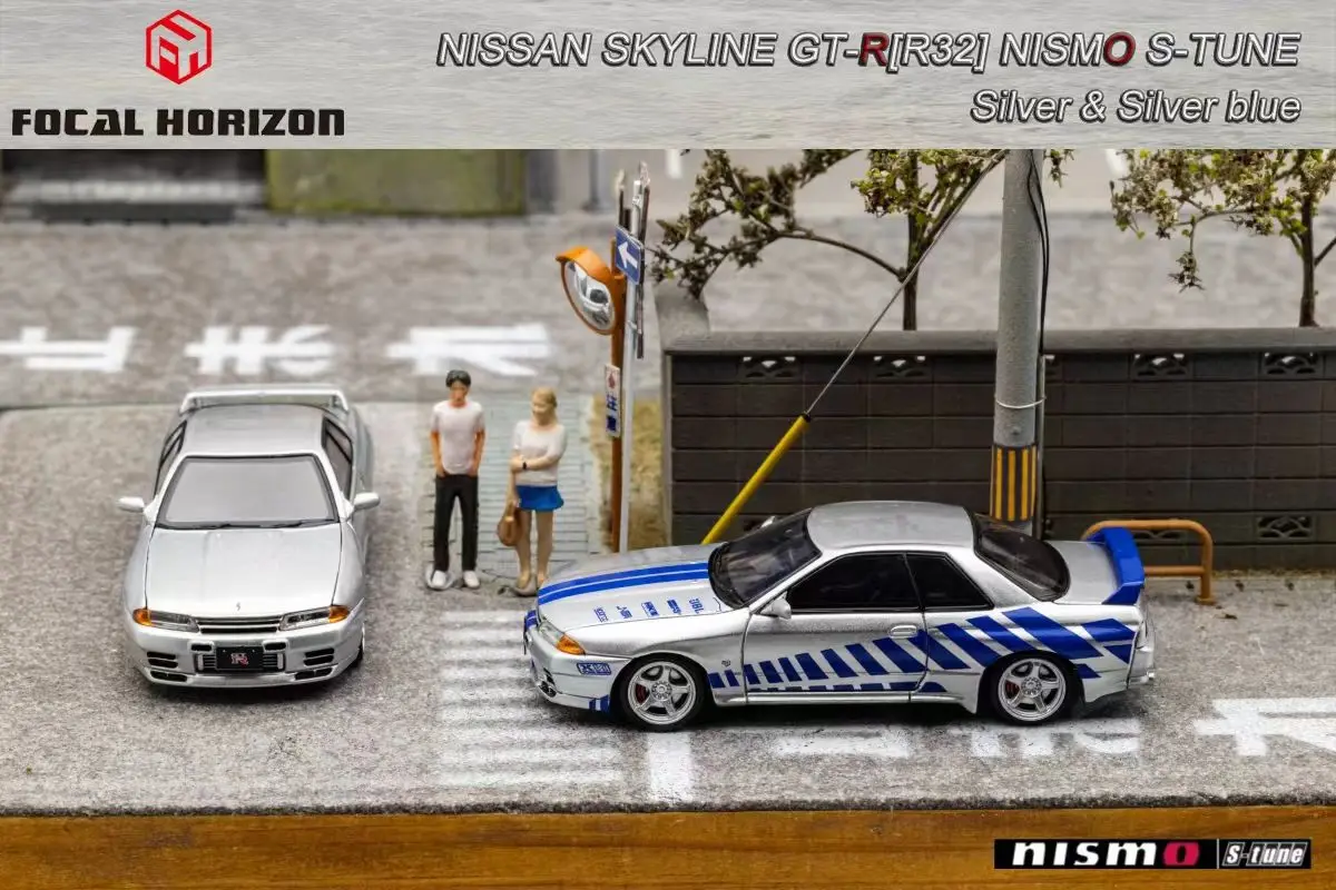 

Focal Horizon FH 1:64 Skyline R32 Nismo S-Tune silver /FNF Diecast Model Car