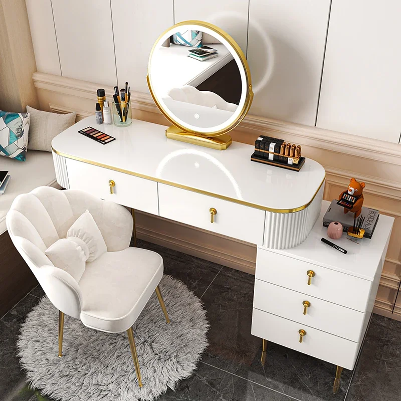 

Vanity Dressing Table Drawers Bedroom Cabinet Storage Cosmetic Table Living Room Closets Tocador Maquillaje Room Furniture