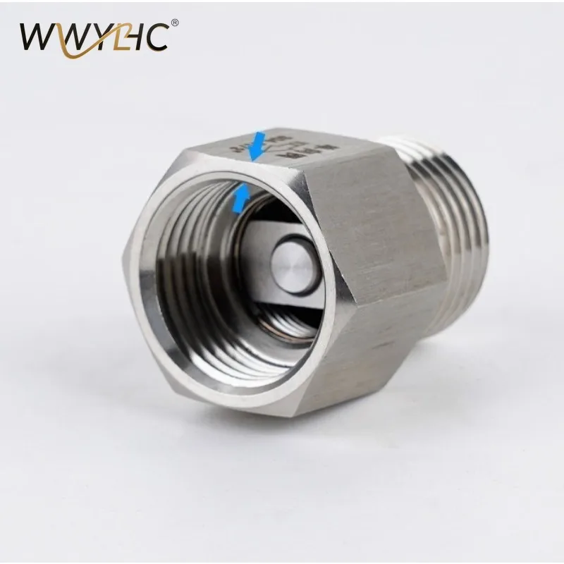 

Suitable for G1/2 Four-quarter Stainless Steel High Temperature Check Valve DN15 Mechanical Pressure 304 Corrosion Resistance
