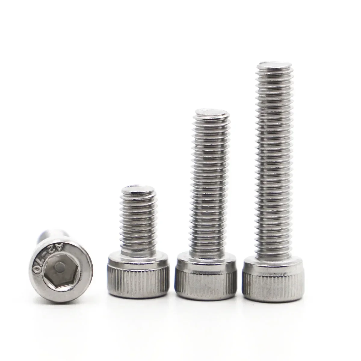 

2-50pcs DIN912 M1.4 M1.6 M2 M2.5 M3 M4 M5 M6 M8 M10 A2-70 304 Stainless Steel Allen Hexagon Hex Socket Cap Head Screw Bolt