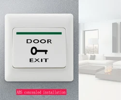 SYSD Door Exit Button Release Push Switch for Access Control Systemc Electronic Door Lock Embedded In the WallNEW