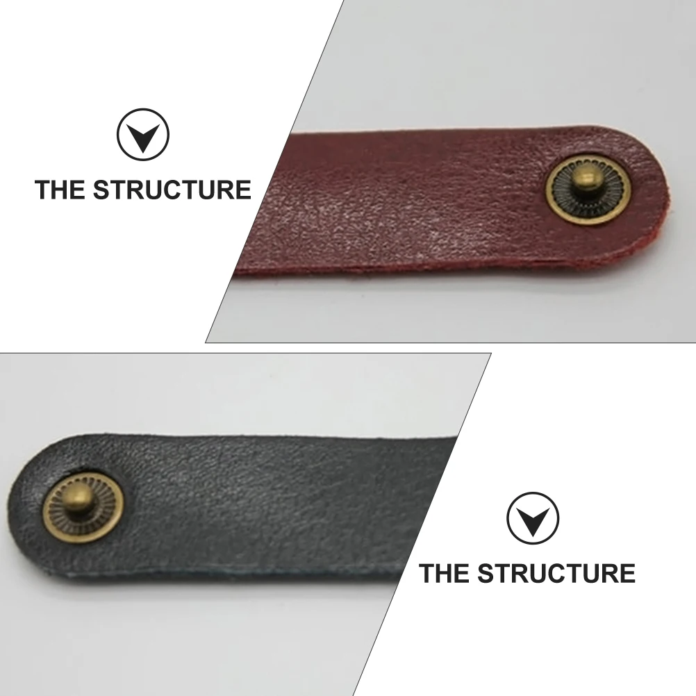 

15pcs Cable Organizers Durable Wire Winder For Usb Headphone Cords Storage Snap Button Design Cord Wraps