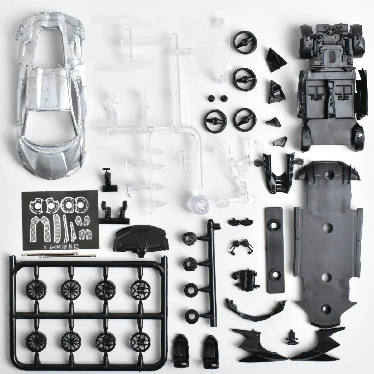 

Сборная модель автомобиля Build Drive 1:64 LP770, сделанная вручную из литого металла