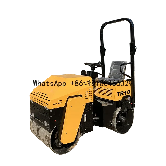 China Machinery Road Roller Mini Asphalt Double Drum Road Compactor Roller 1ton Mini Road Roller