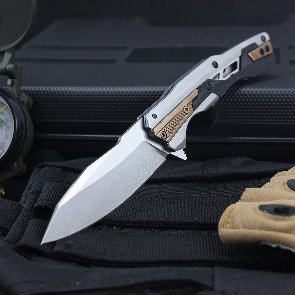 KS 2095 Folding Pocket Knife Portable Carrying Knives Outdoor Bushcraft Camping Tourist Hunting Small Knife Utility Tool Gift