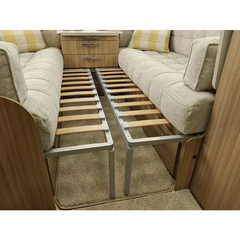 

Camping Waterproof Fireproof Aluminum Spc Surface Rv Bed New Modern Rv Accessories For Camper Rv Motorhome Trailer