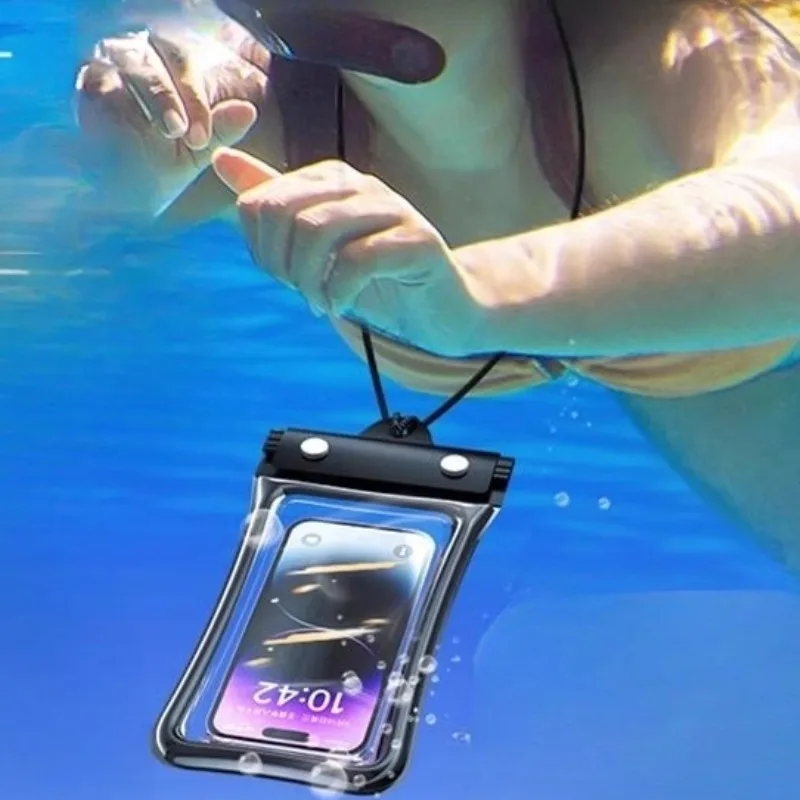 

Mobile phone waterproof bag, can touch the screen to take pictures, rainproof and dustproof mobile phone cover.