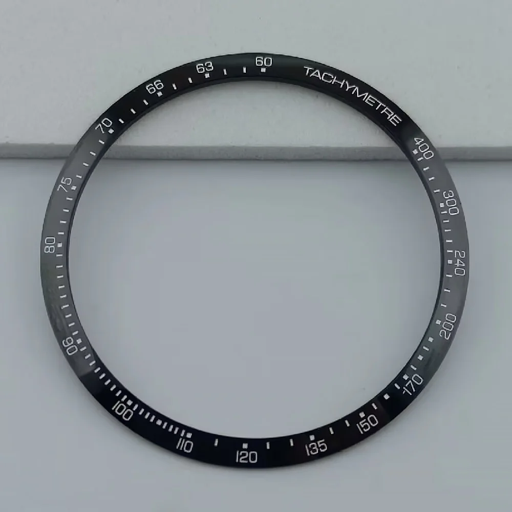 

42.8*37.2mm Sloping ceramics Bezel Insert Divers Watch Replacement men celebrity various watch accessories part No luminous
