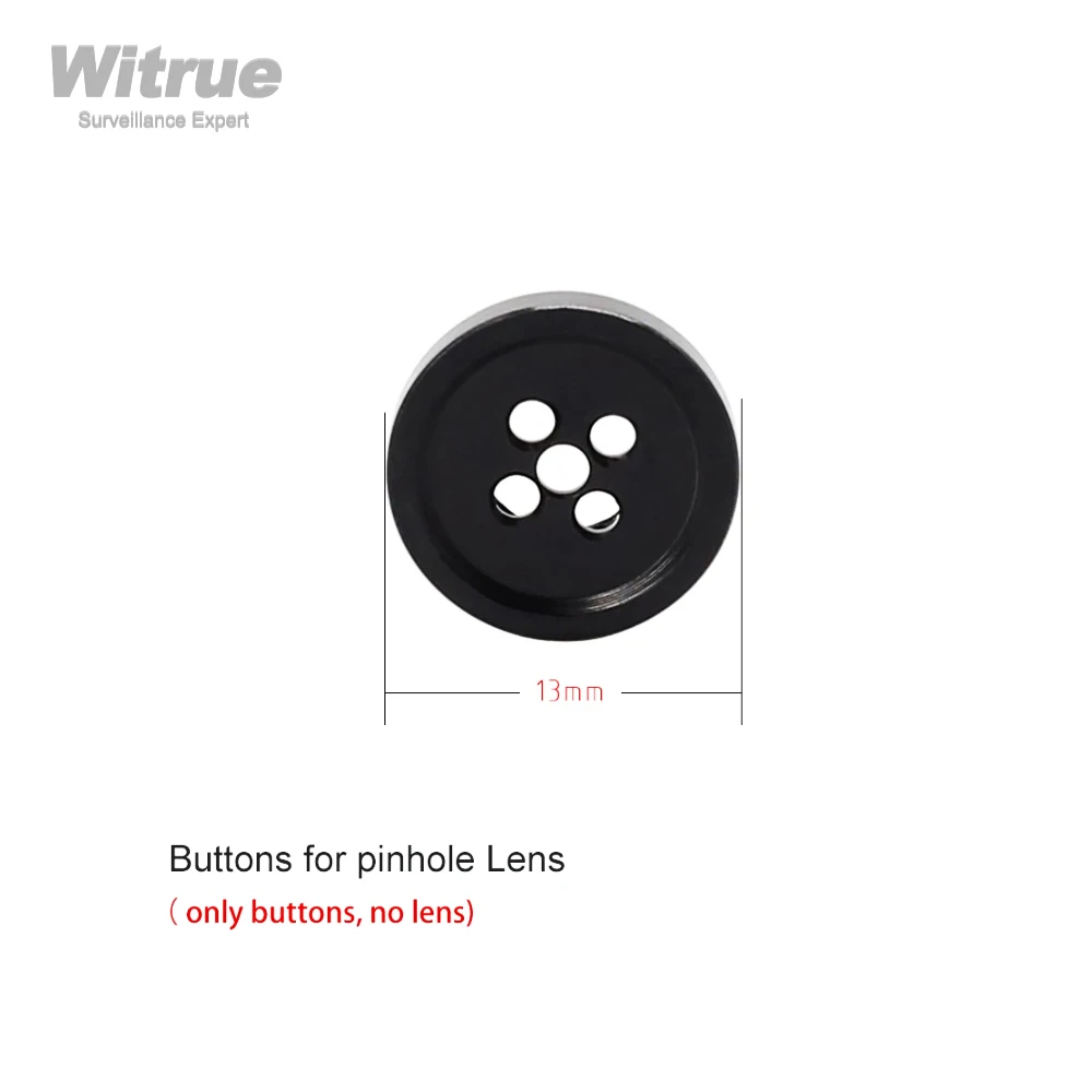 Metal Buttons 6.4mm * P0.5 Diameter 13mm for Phinhole Camera Lens