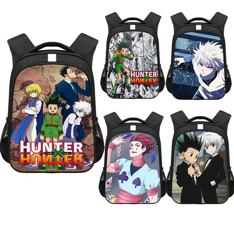 Japanese  Anime HUNTERxHUNTER Backpack Hunter X Hunter Teenager Boys  SchoolBag  GON FREECSS Boys Girls Backpack