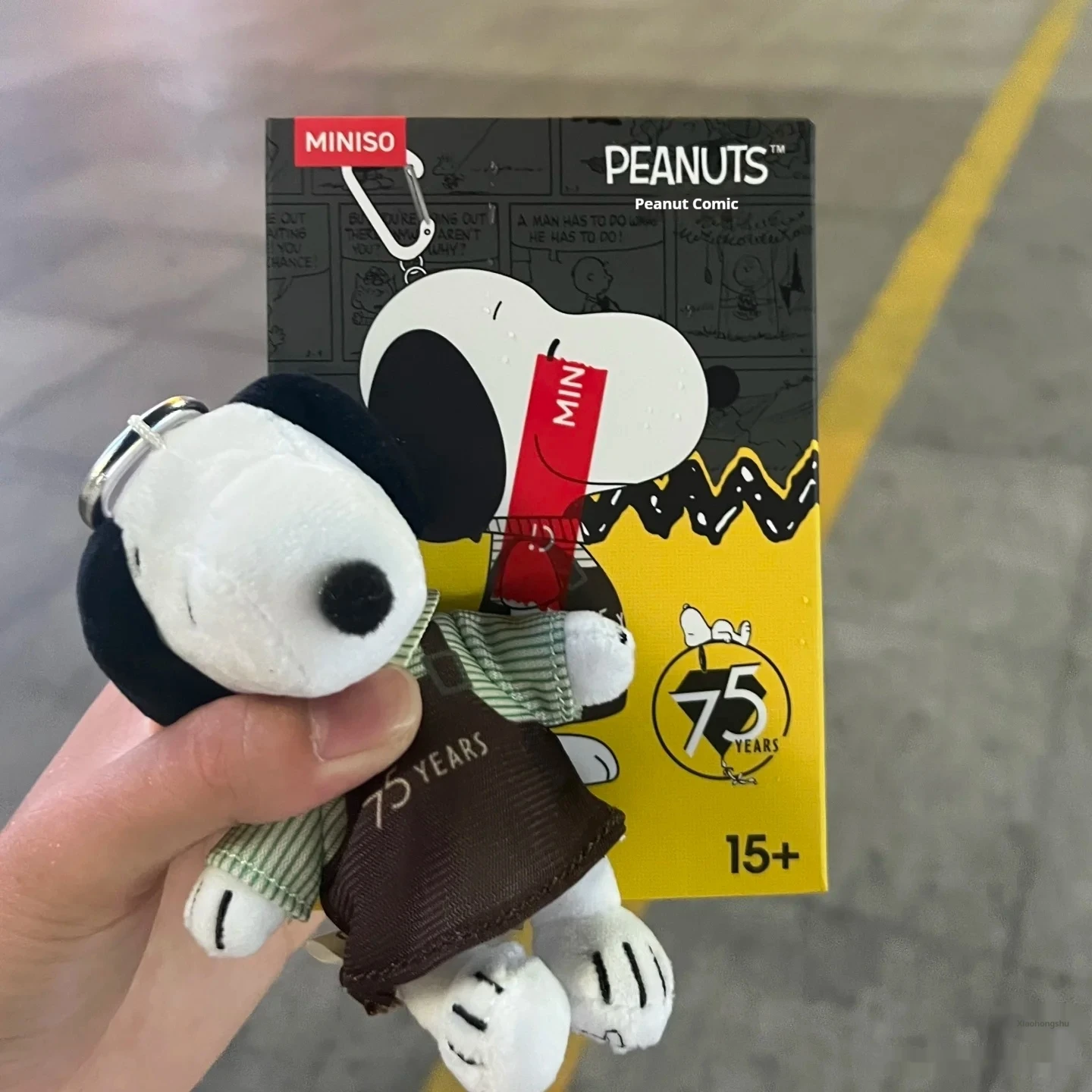 

Новый Miniso Snoopy Kawai слепая коробка плюшевый кошелек для ключей очаровательное украшение Коллекционная фигурка украшения сумка кулон подарки подарок