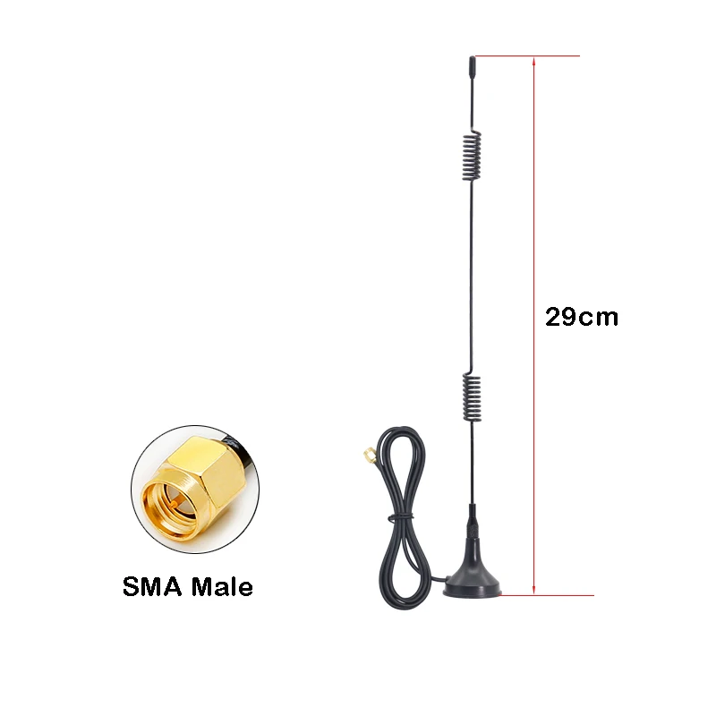 5G strong magnetic suction cup antenna GSM/3G/GPRS/4G router 10dbi omnidirectional high gain antenna RG174 SMA male connector