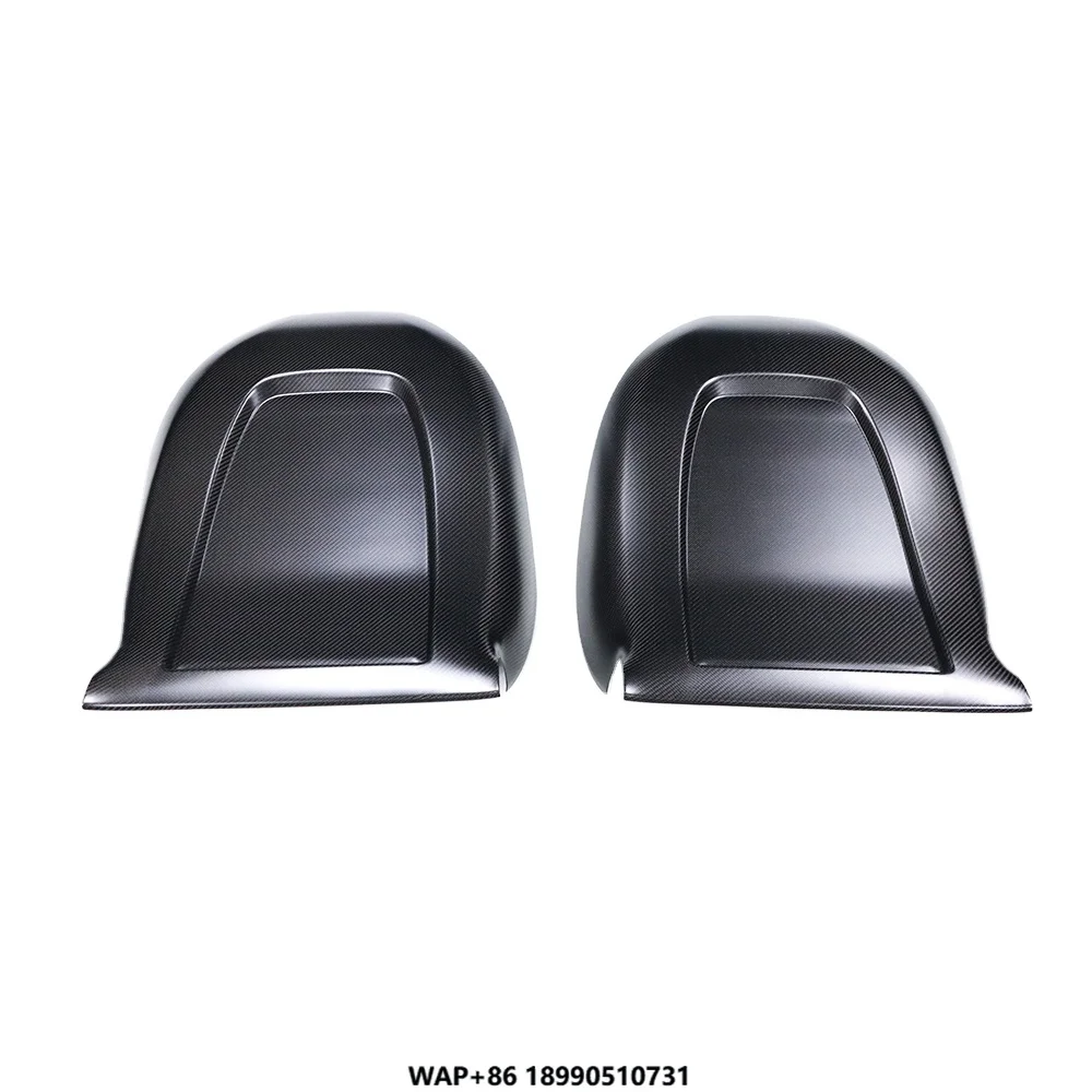 

2PCS Car Seat Back Add on Cover for Model 3&Y Real Dry Carbon Fiber