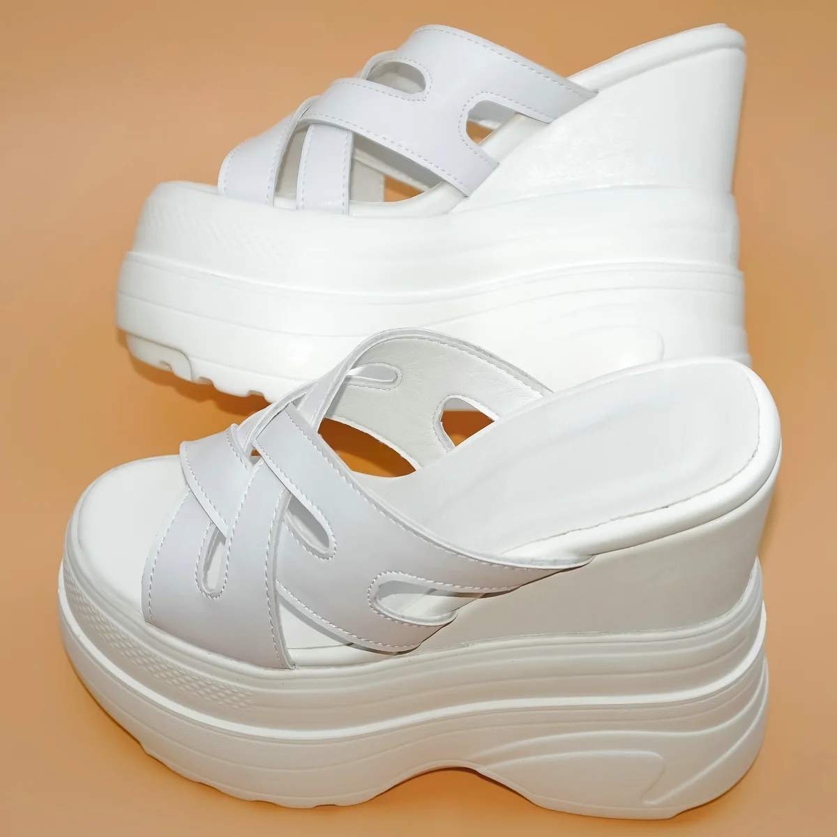 

Size 47 Mules Size 45 Chunky Sneakers Women Size 46 Genuine Leather Wedges High Heel Gladiator Sandals Summer Platform Pumps