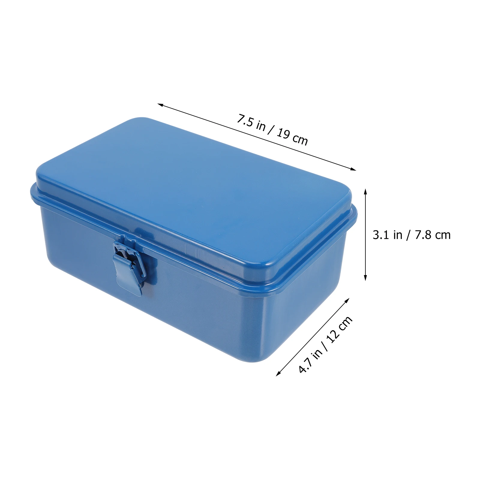 Iron Sheet Tool Box Chest Metal Case Heavy Duty Car Trunk Tool Storage Container Repairing Tool Box Tools Organizer