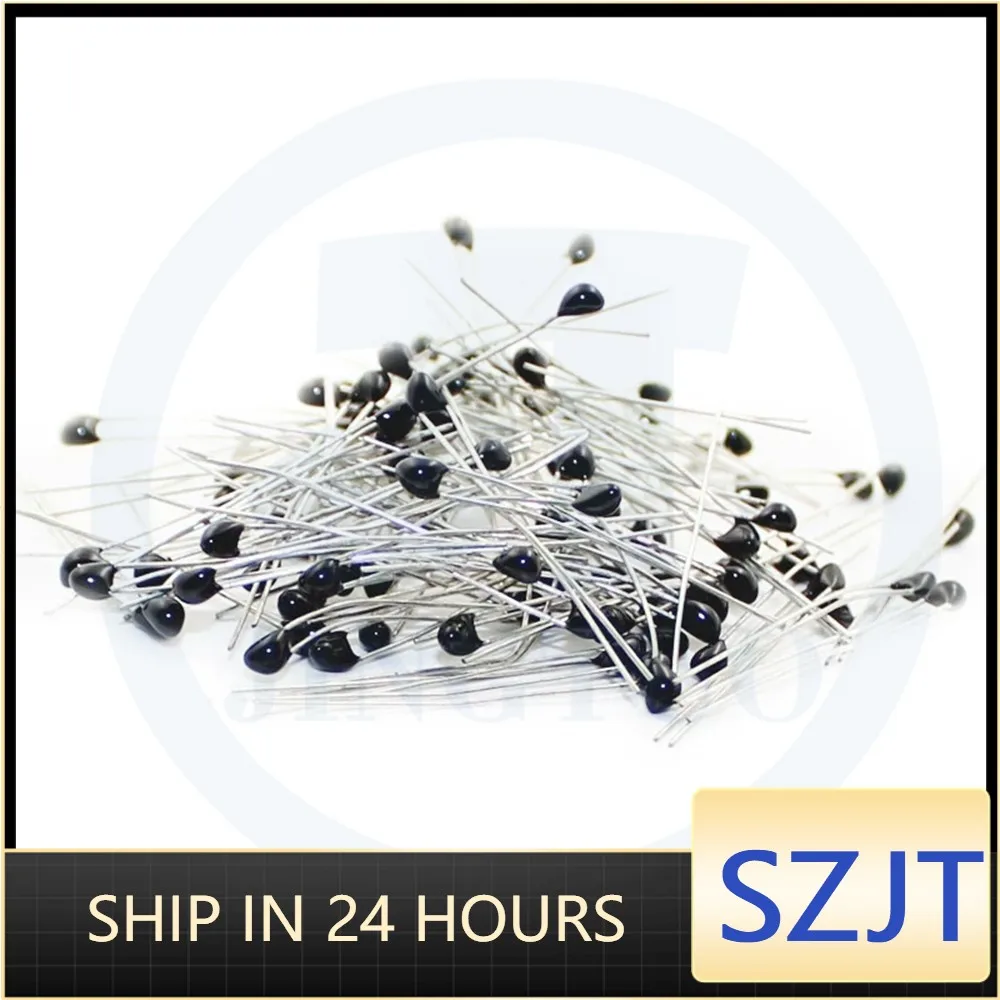 20PCS NTC MF52AT MF52 MF52B B3950 5% Thermistor Thermal Resistor 1K 2K 3K 4.7K 5K 10K 20K 47K 50K 100K 102-104