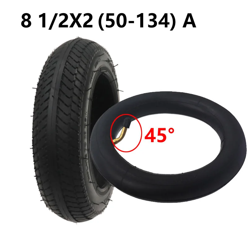 8 1/2x2 (50-134) Inenr and Outer Tire with Hub/rim Wheels  for Inokim Light Electric Scooter Baby Carriage Folding Bicycle Part