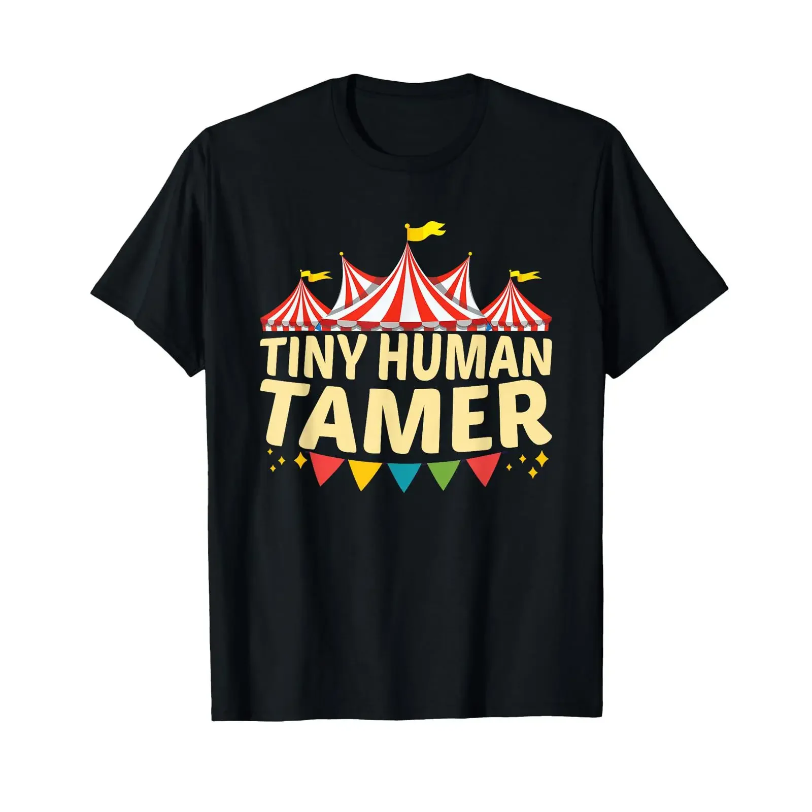 Tiny Human Tamer Funny Aesthetic Circus Art Carnival T Shirt vintage Washed Comfortable Casual streetwear Stylish