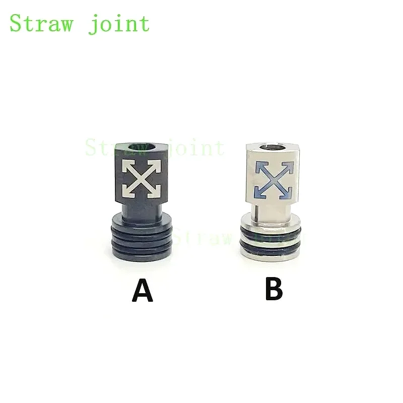 1 قطعة 510 بالتنقيط تلميح الفولاذ المقاوم للصدأ شقة الفم القش المشتركة #3