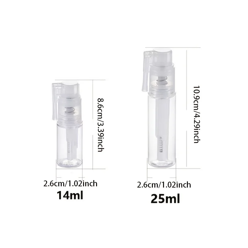 Puder-Sprühflaschen mit Verschlussdüsen – kompatibel mit Puder-Spendern, geeignet für Pulververpackungen, Verschluss-Spray für Make-up – Detail 3