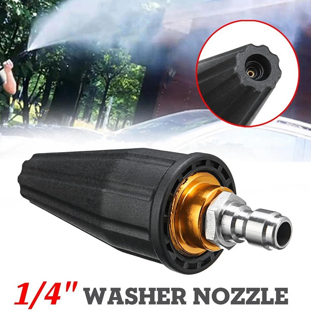

5/6pcs Male Thread Water Jet Nozzle 4000 PSI Pressure Washer Jetter Nozzle Quick Connect Nozzle for Car Washing/Patio Cleaning