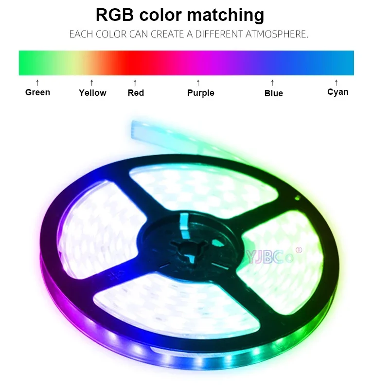 GLEDOPTO 5M RGB+CCT LED Strip Light 24V RGB WW/CW IP65 Waterproof IP20 Not Waterproof RGB Lights tape SMD 5050 SMD 2835